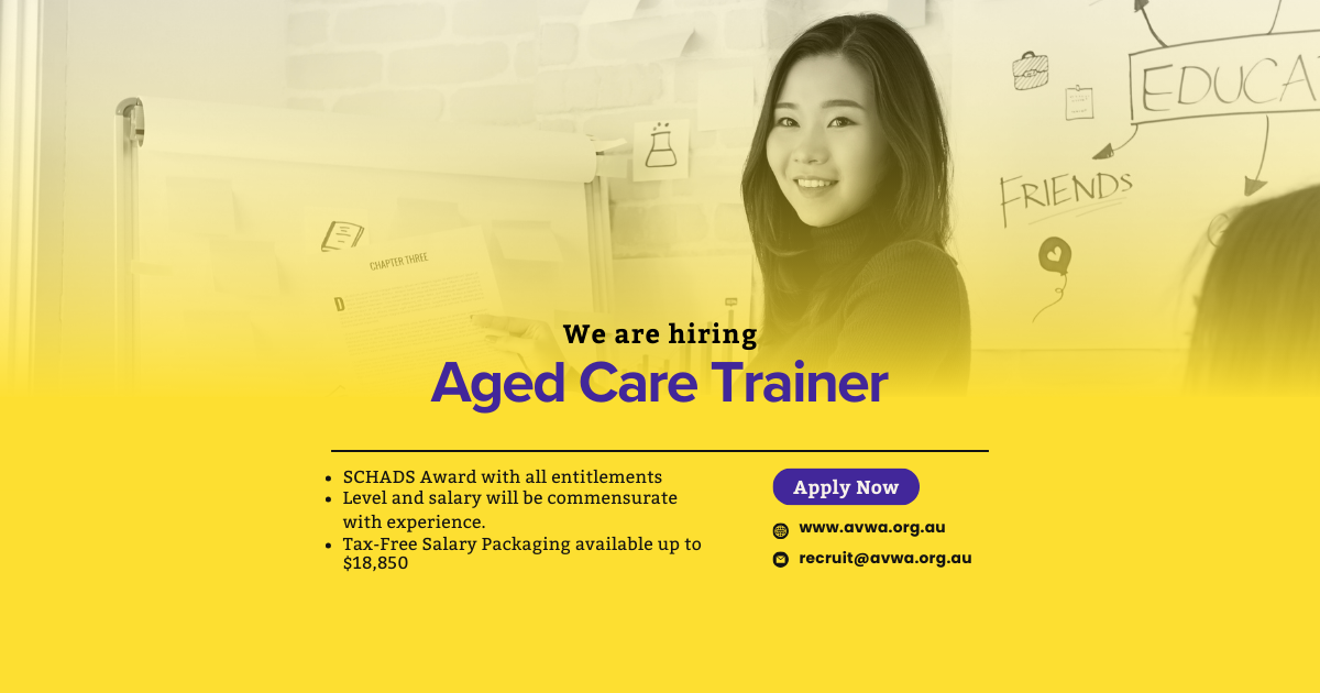 Become Our Aged Care Trainer